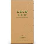  Презервативи с L-аргинин за мощна ерекция, 12 броя - Lelo Hex Organic (LELO00885B)
