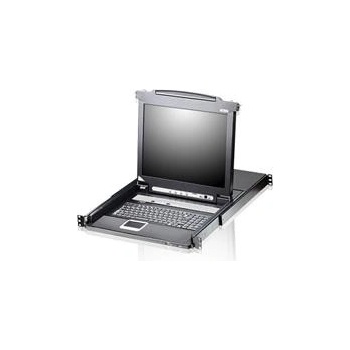 Aten CL-5708M-AT-AG KVM 8 port LCD 17 + klávesnica + touchpad USB-PS/2