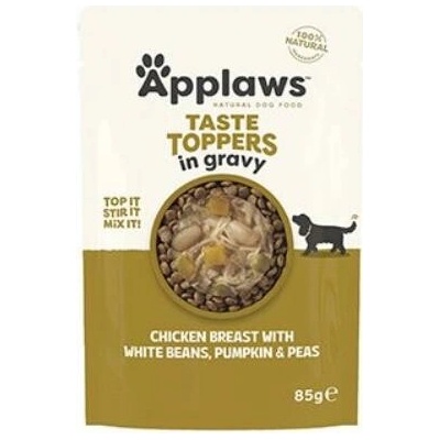 Applaws Dog Toppers Gravy kuře s fazolky s dýní 85 g