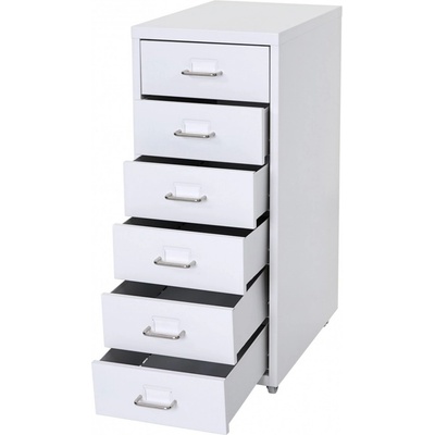 Mendler na kolečkách Boston T851 69x28x41cm 6 zásuvek bílá – Zboží Dáma