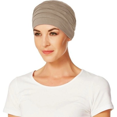 Christine Headwear Turban Christine Yoga vzor Brown