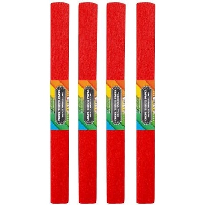 Papír krepový tmavě červený 50 x 200 cm