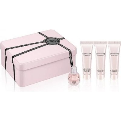 Viktor & Rolf Flowerbomb Woman EDP 5 ml + telové mlieko 15 ml + telový krém 15 ml + sprchový gél 15 ml darčeková sada