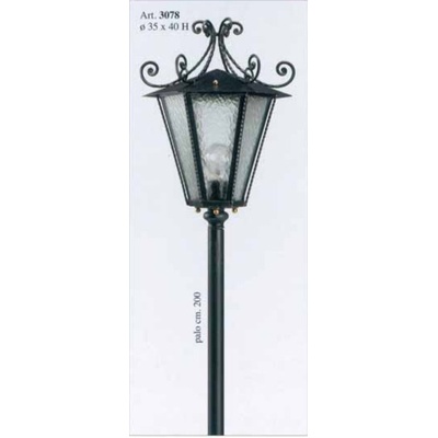 GALBUSERA Venkovní kovaná stojací lampa model 3078