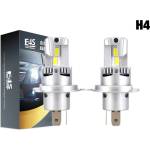  Комплект от 2 броя Умалени Мини Лед Led Диодни Крушки E4P H4 Х4 12V 50W 15000lm Canbus за Автомобил Мотоциклет Трактор К