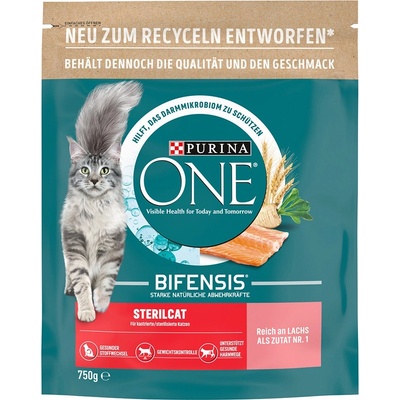 Purina ONE Bifensis Sterilised losos 3 x 750 g od 12,23 € - Heureka.sk