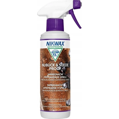Nikwax Impregnace na obuv nubuk a semiš, sprej 300 ml