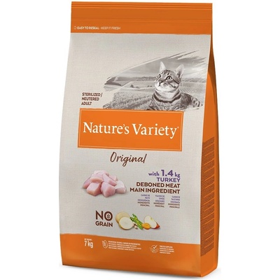 Nature’s Variety Original No Grain Sterlised krůtí 2 x 7 kg