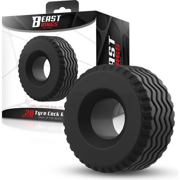 Beast Rings Tyre Ring Black