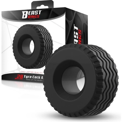 Beast Rings Tyre Ring Black