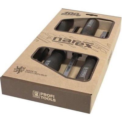 NAREX BYSTŘICE děropáče sada 4-dílná WOOD LINE PROFI, dřevěná rukojeť, 8636-00 – Zbozi.Blesk.cz