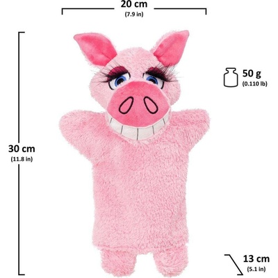 MÚ Brno Prasátko 30 cm CRAZY maňásek