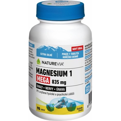 NatureVia Magnes.1 Mega 835mg 90 tablet