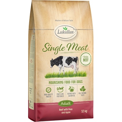 Lukullus Single Meat hovädzie nová receptúra 12 kg