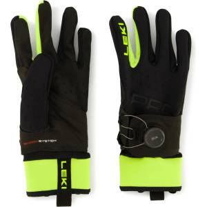 Leki Ръкавици Leki PRC Boa Shark Gloves - Black / Neon Yellow - размер 7, 5 (EU) (202-4888-0114)