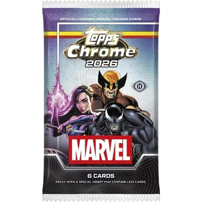 Topps 2026 Chrome Marvel Comics Hobby booster