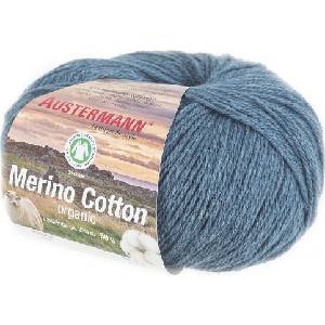 Austermann Merino Cotton 98311-04 Blue Плетива прежда (98311-04)