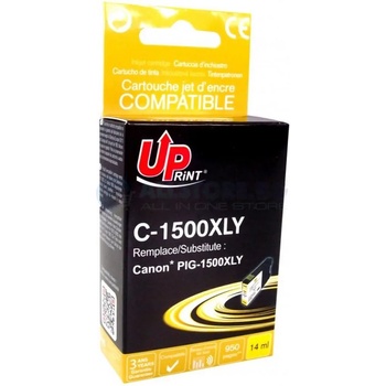 Image 1 of Compatible Мастилница UPRINT PGI1500 Canon, Жълт (LF-INK-CAN-PGI1500Y-XL-UP)
