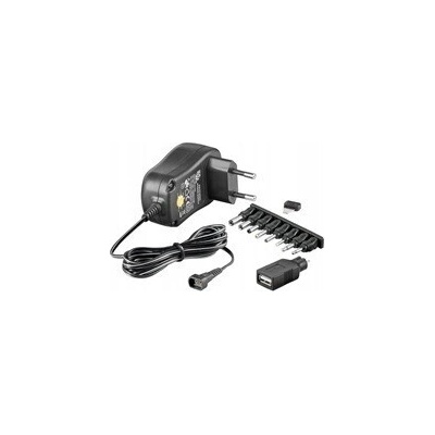 Goobay Univerzální napájecí adaptér 230V/3-12V stejnosměrný 300mA