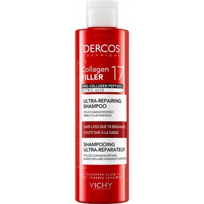 Vichy Dercos Collagen 17 Filler Šampon Ultra Regenerační 200 Ml