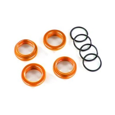 Traxxas Алуминиева оранжева гайка за амортисьор Traxxas GT-Maxx (4)