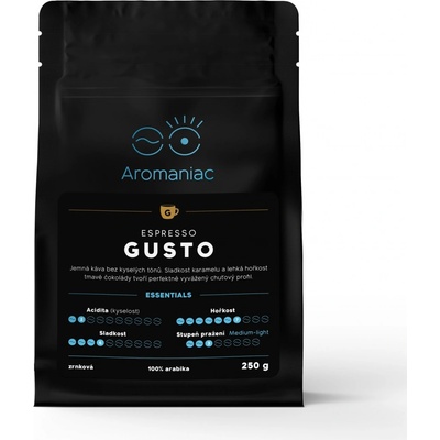 Aromaniac Espresso Gusto mletá 250 g