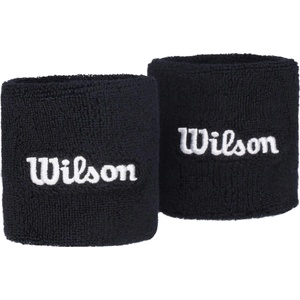 Wilson U terry logo wristbands черно, бяло uni (wu00022431bka)