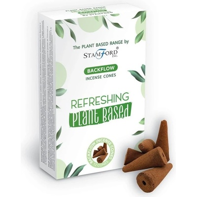 Stamford Rostlinné vonné kužely tekoucí dým Osvěžující 12 ks – Sleviste.cz