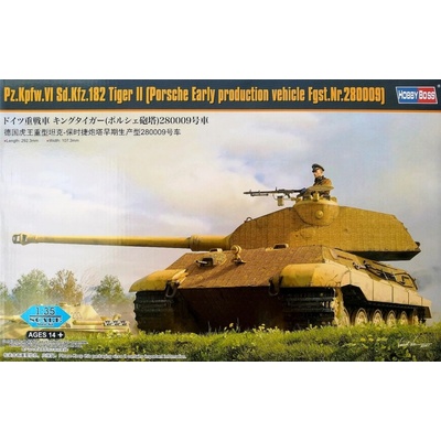 Hobby Boss Pz.Kpfw.VI Sd.Kfz.182 Tiger II Porsche Early production vehicle Fgst.Nr.280009 w/ Zimmerit 1:35
