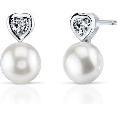 Eppi romantické perlové náušnice zo striebra Tanatos E31355
