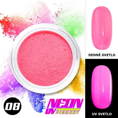 Allepaznokcie neónový pigment svetlo ružový 08