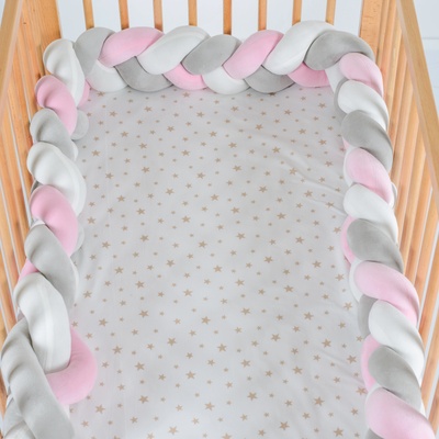 Cangaroo Луксозен oбиколник плитка Braidy220/13см. розов (109157)