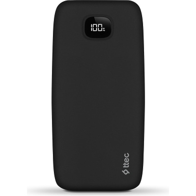 Ttec ChargeUp Pro LCD 20.000mAh PD 20W Powerbank - Черна