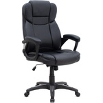TopMebel Офис стол Morgan TopMebel с PU кожа в черен цвят 67x65x112/122cm