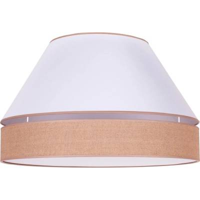 - Плафониера AVIGNON 3xE27/15W/230V Ø 60 см бяла/кафява (DU601955)