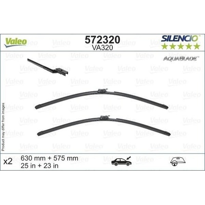 Valeo Silencio Aquablade Set 630+575 mm VA 572320
