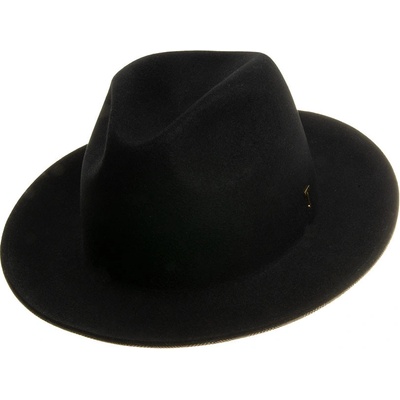 Fedora Uomo Orlo černá Q9040 12755/18AA – Zboží Dáma