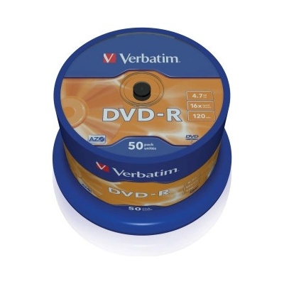 Verbatim DVD-R 4,7GB 16x, spindle, 50ks (43548)