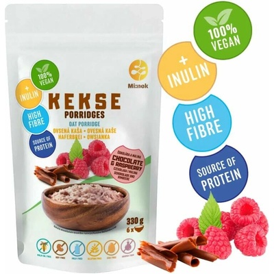 Kekse Ovesná kaše čokoláda a malina bezlepková 330 g