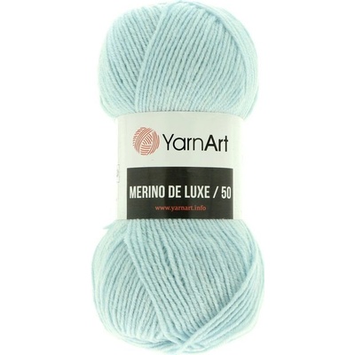 YarnArt Merino De Luxe 50 215-A baby modrá