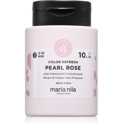 Maria Nila Colour Refresh нежна подхранваща маска без перманентни цветови пигменти цвят Pearl Rose 10.26 100ml