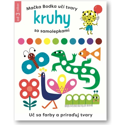 Mačka Bodka učí tvary Kruhy so samolepkami - Kolektív