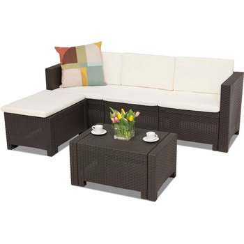 BICA Мебели за отдих от техноратан Colorado Relax кафяв Bica (BCCOLLBR)