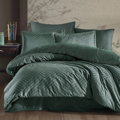 Darymex žakárové obliečky Tula1 zelená 200X220 2x70x80