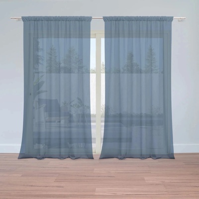 Sablio Záclony Námornícka modrá: 2ks 150x250cm