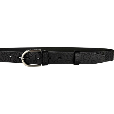 Penny Belts Dámský kožený opasek 30-309-V2-63 černý