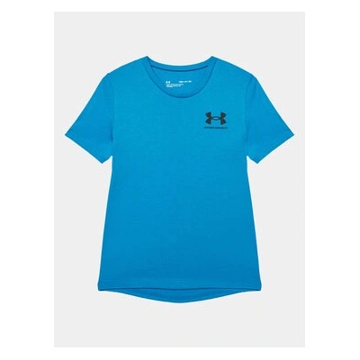 Under Armour Тишърт Ua Sportstyle Left Chest Ss 1363280 Син Loose Fit (Ua Sportstyle Left Chest Ss 1363280)