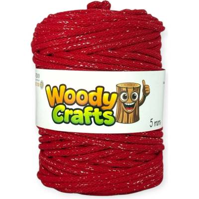 Woody Crafts Woody 5 mm – Vánoční červená (100m)