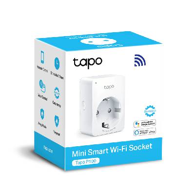 Wi-Fi Smart мини контакт TP-Link Tapo P100 (Tapo P100(1-pack)_VZ)