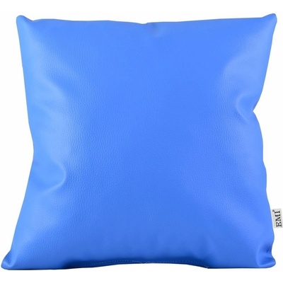 EMI Polštář modrý ekokůže 40x40